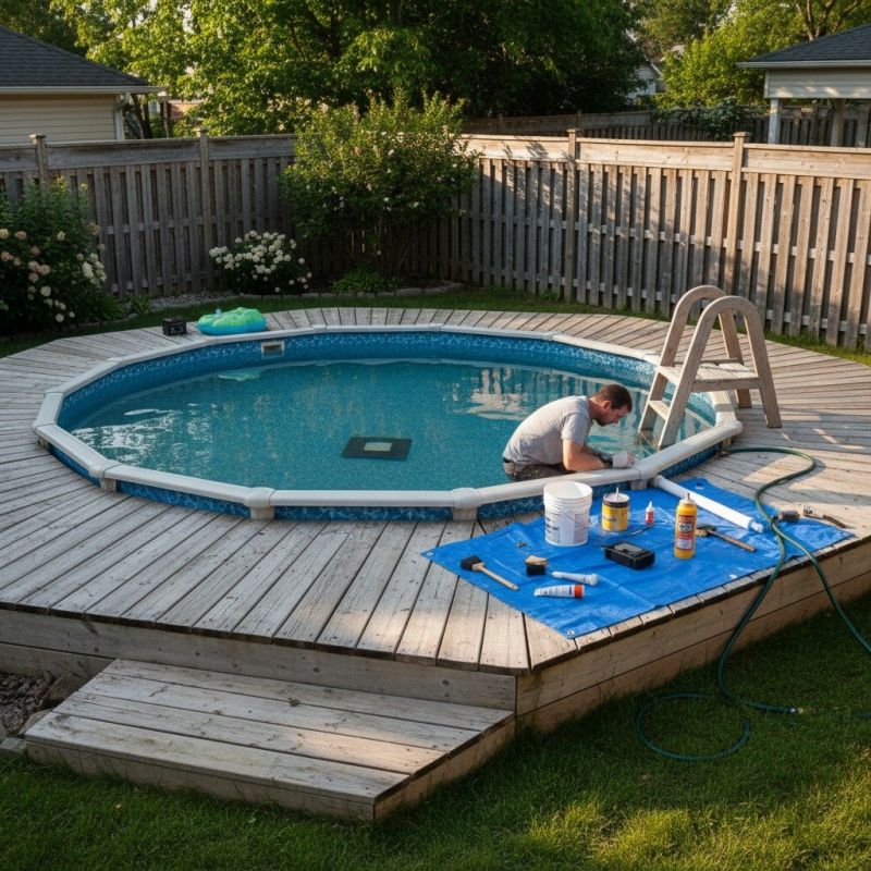 Pool Deck Repair